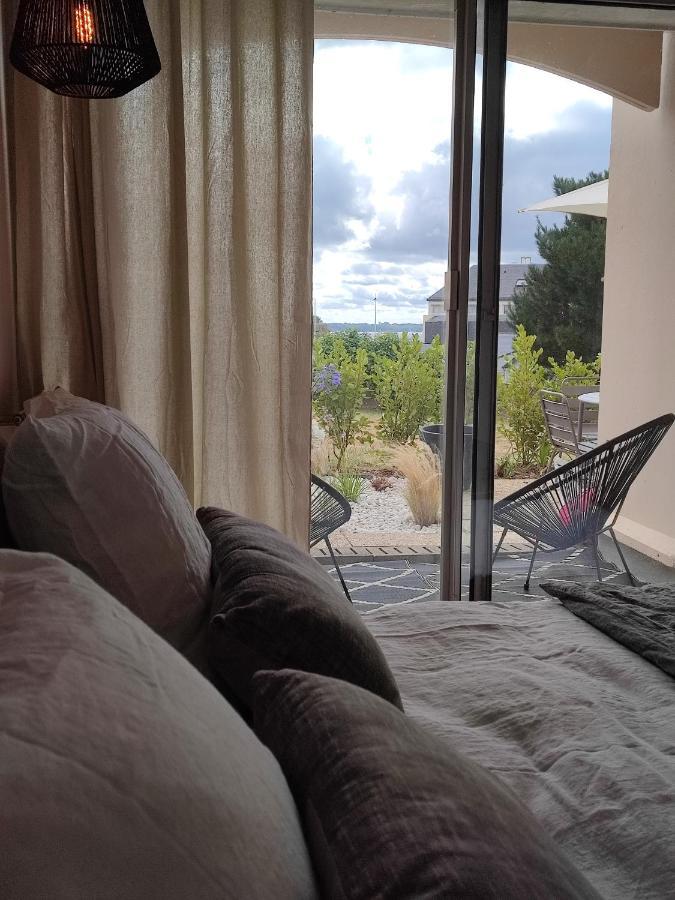 Le 3 Appartement Vue Mer Avec Jardin 100M De La Plage Et De La Thalasso كونكارنو المظهر الخارجي الصورة